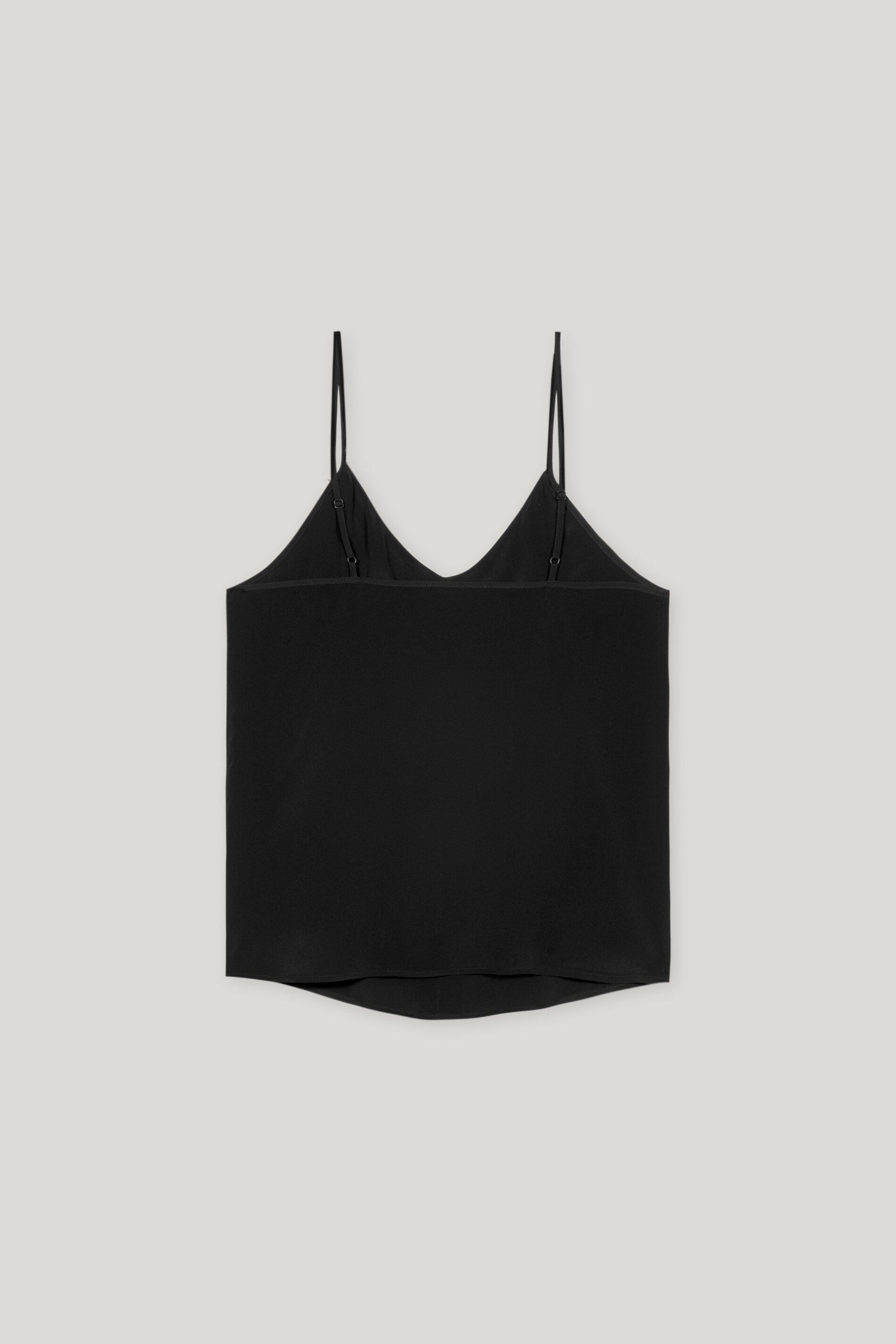 Luisa Cerano-Camisole-Top mit Fransen-Shirts-Black-Deal-Outlet-by-ARCHIVIST