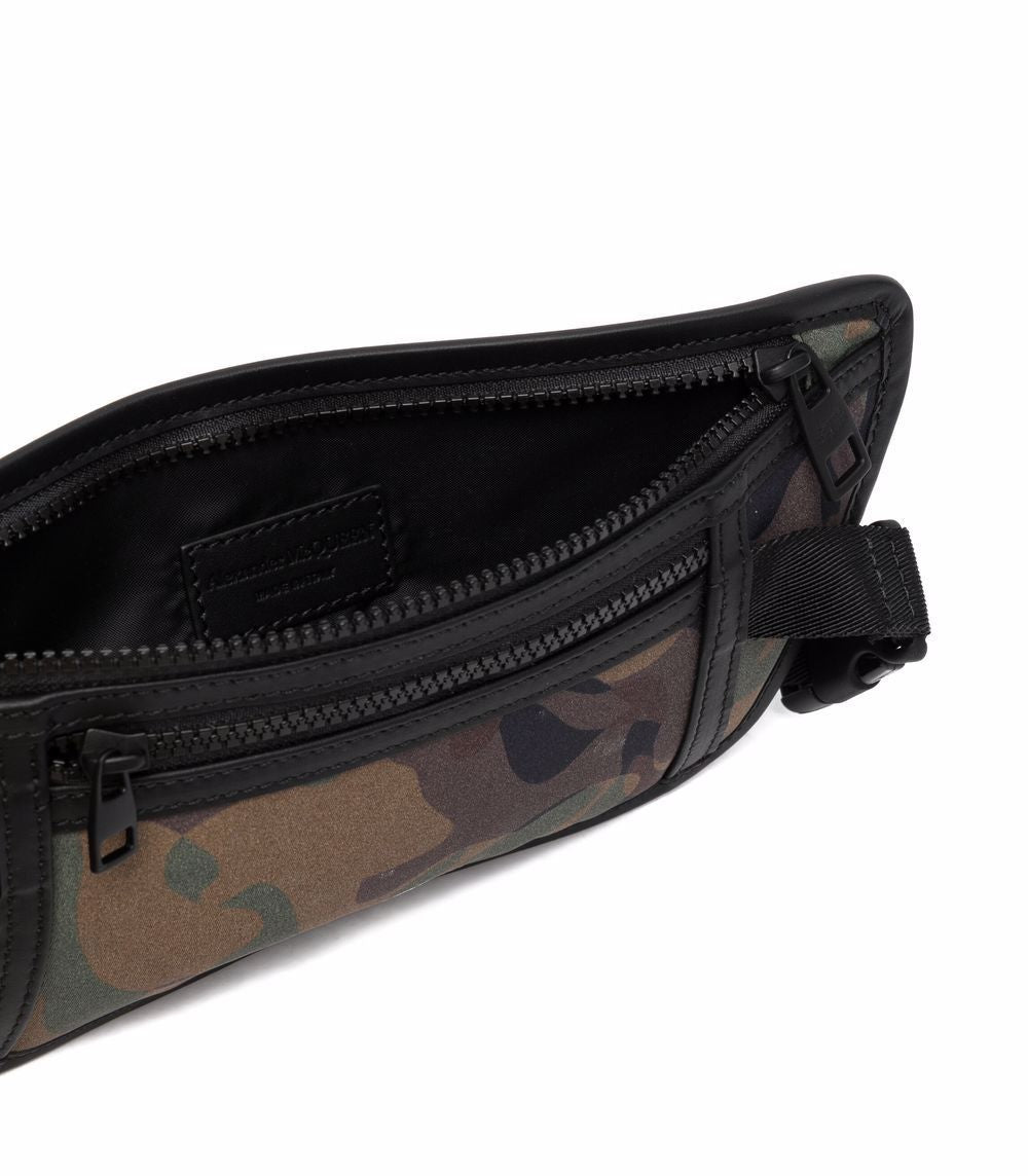 Alexander McQueen-OUTLET-SALE-Camouflage Logo Belt Bag-ARCHIVIST