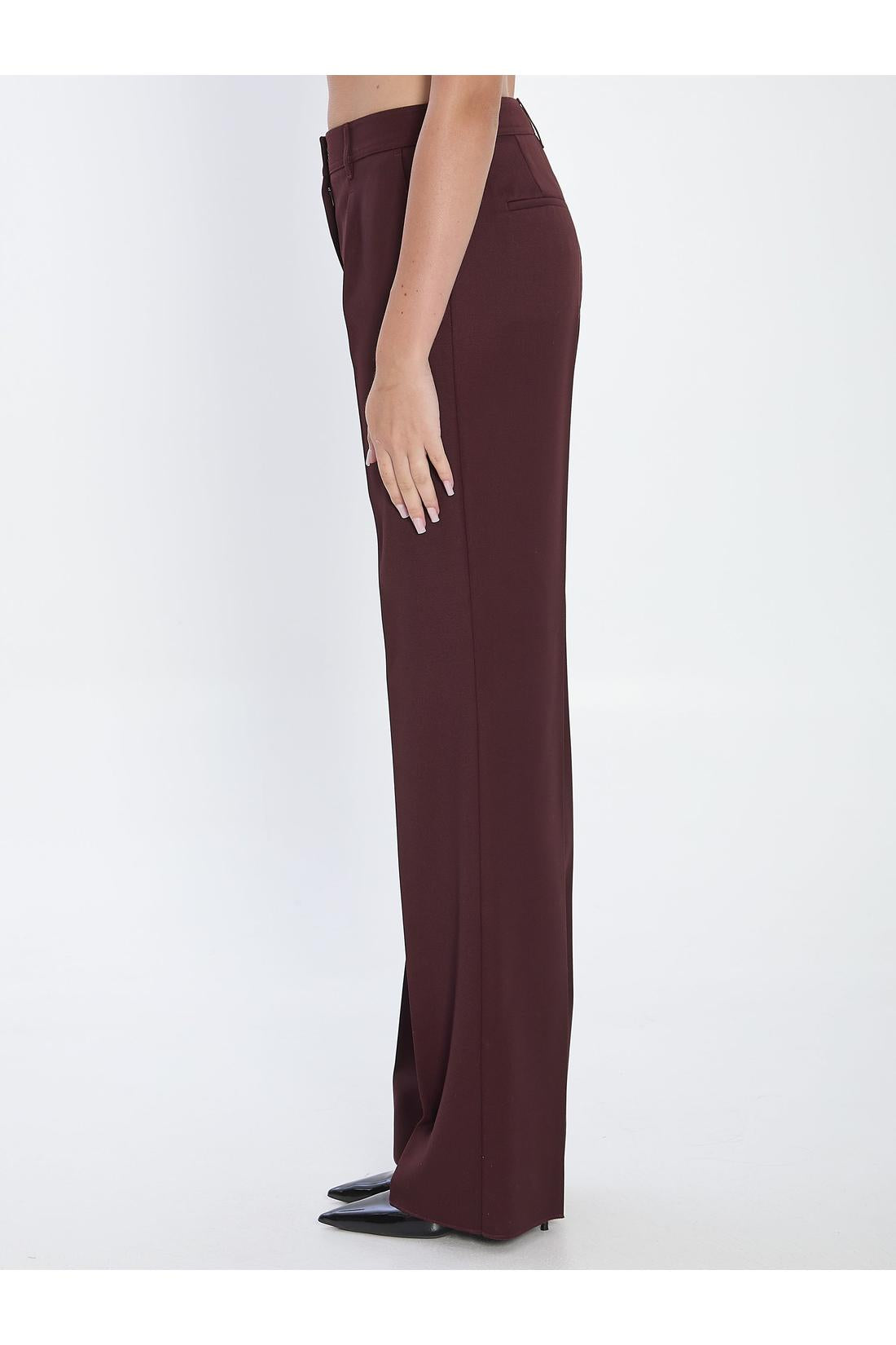Max Mara-OUTLET-SALE-Cannes trousers in virgin wool-ARCHIVIST