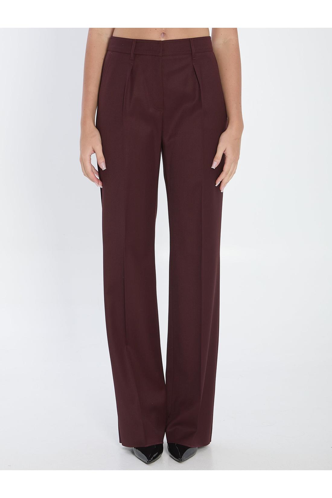 Max Mara-OUTLET-SALE-Cannes trousers in virgin wool-ARCHIVIST