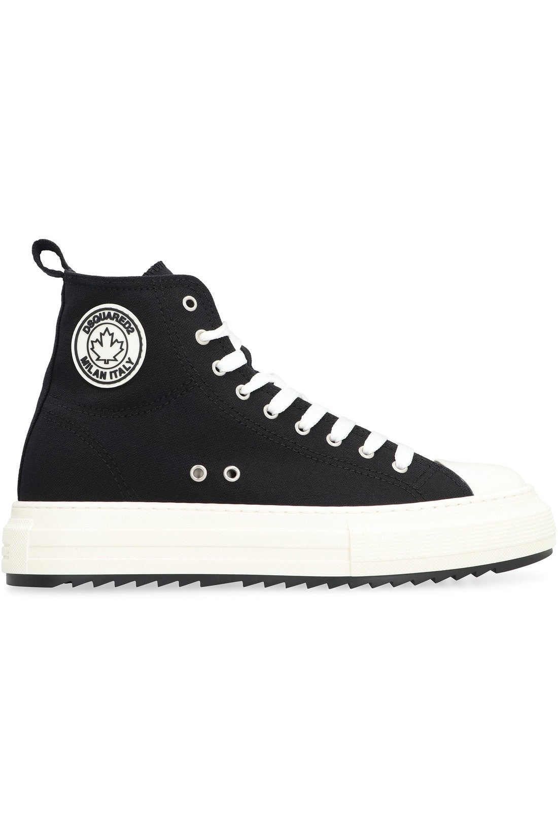 Dsquared2-OUTLET-SALE-Canvas high-top sneakers-ARCHIVIST