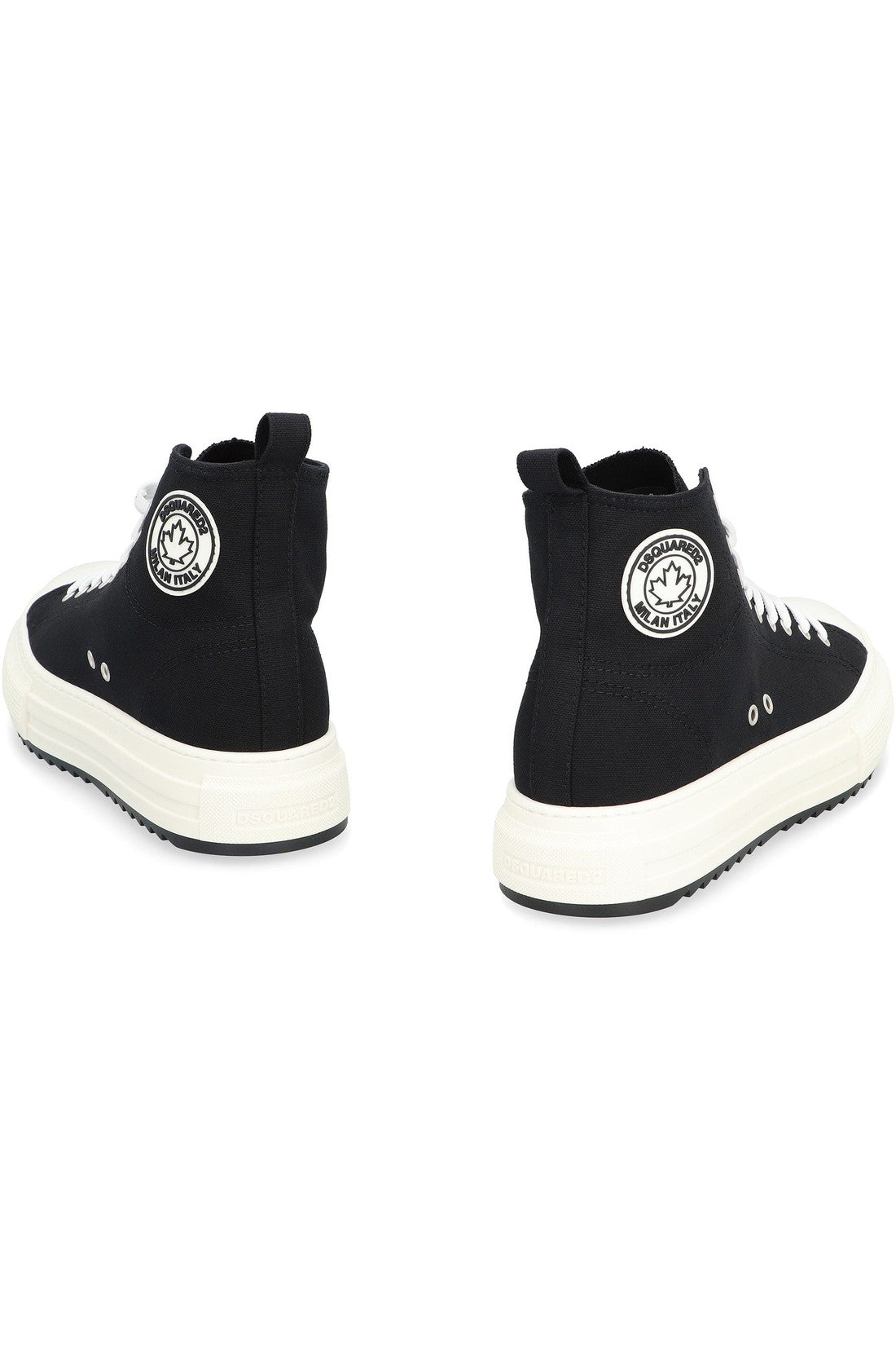 Dsquared2-OUTLET-SALE-Canvas high-top sneakers-ARCHIVIST