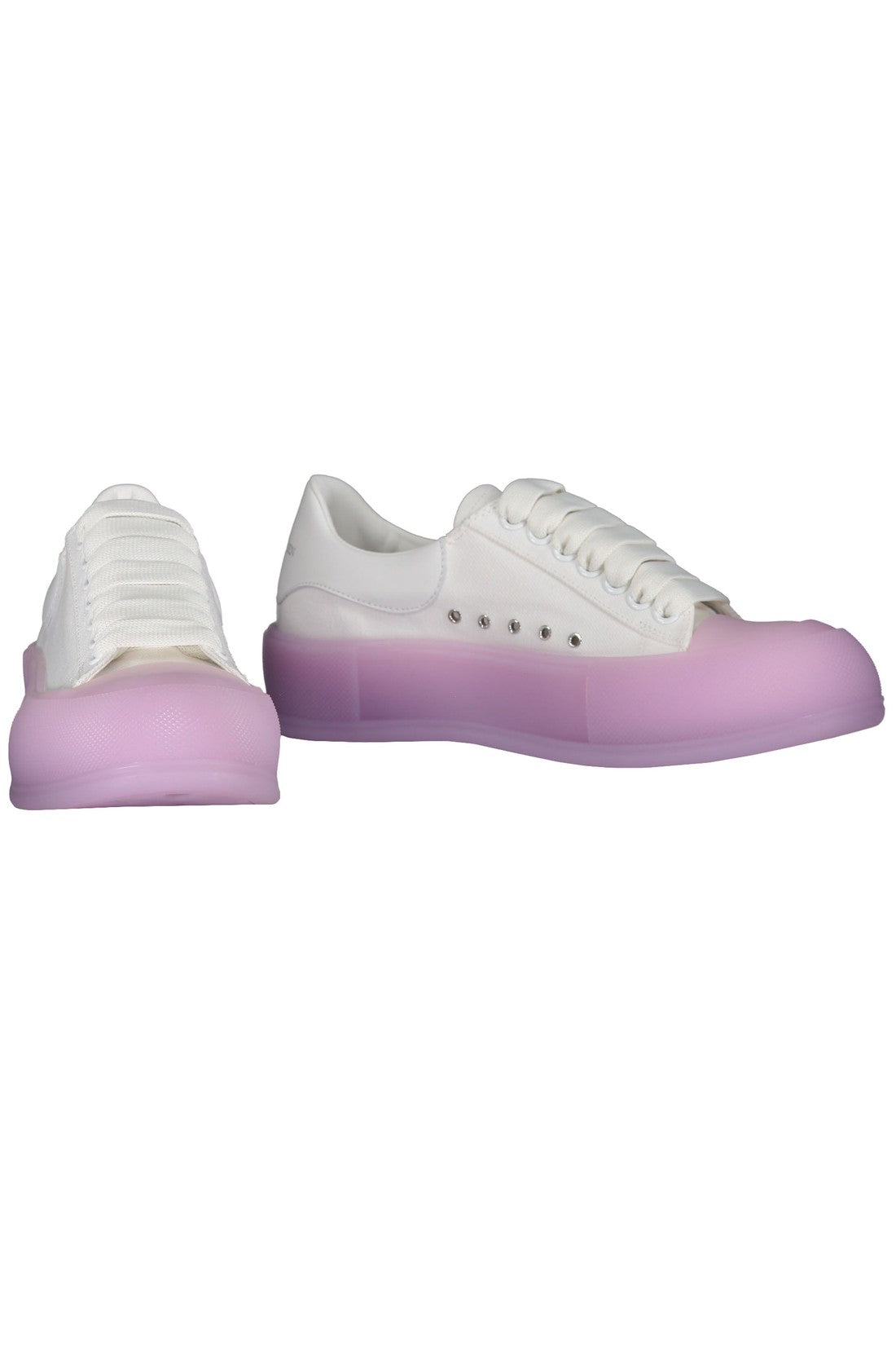 Alexander McQueen-OUTLET-SALE-Canvas low-top sneakers-ARCHIVIST