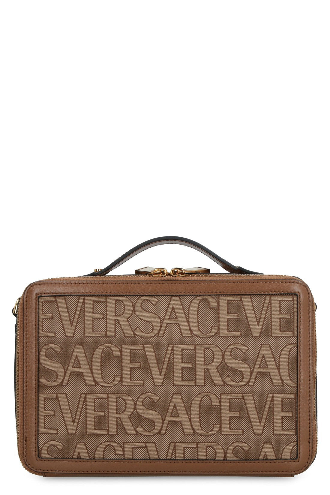 Versace-OUTLET-SALE-Canvas messenger bag-ARCHIVIST