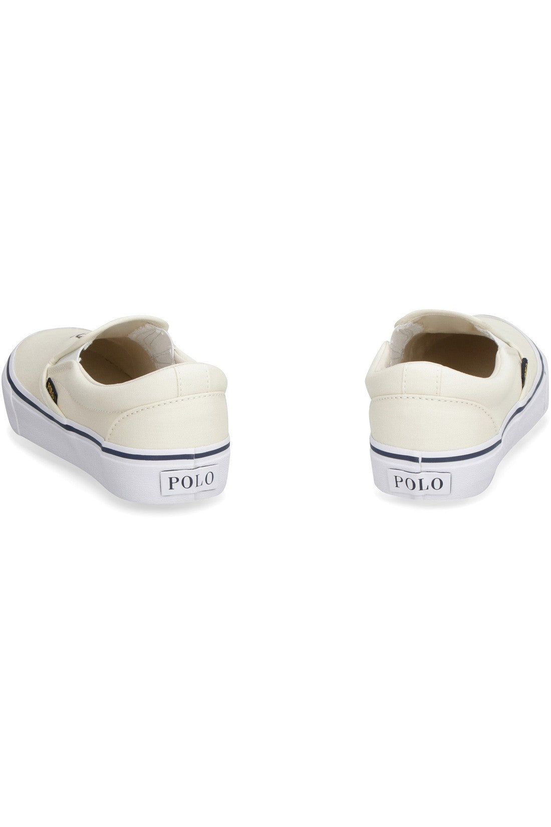 Polo Ralph Lauren-OUTLET-SALE-Canvas slip-on sneakers-ARCHIVIST
