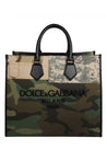Dolce & Gabbana-OUTLET-SALE-Canvas tote bag-ARCHIVIST