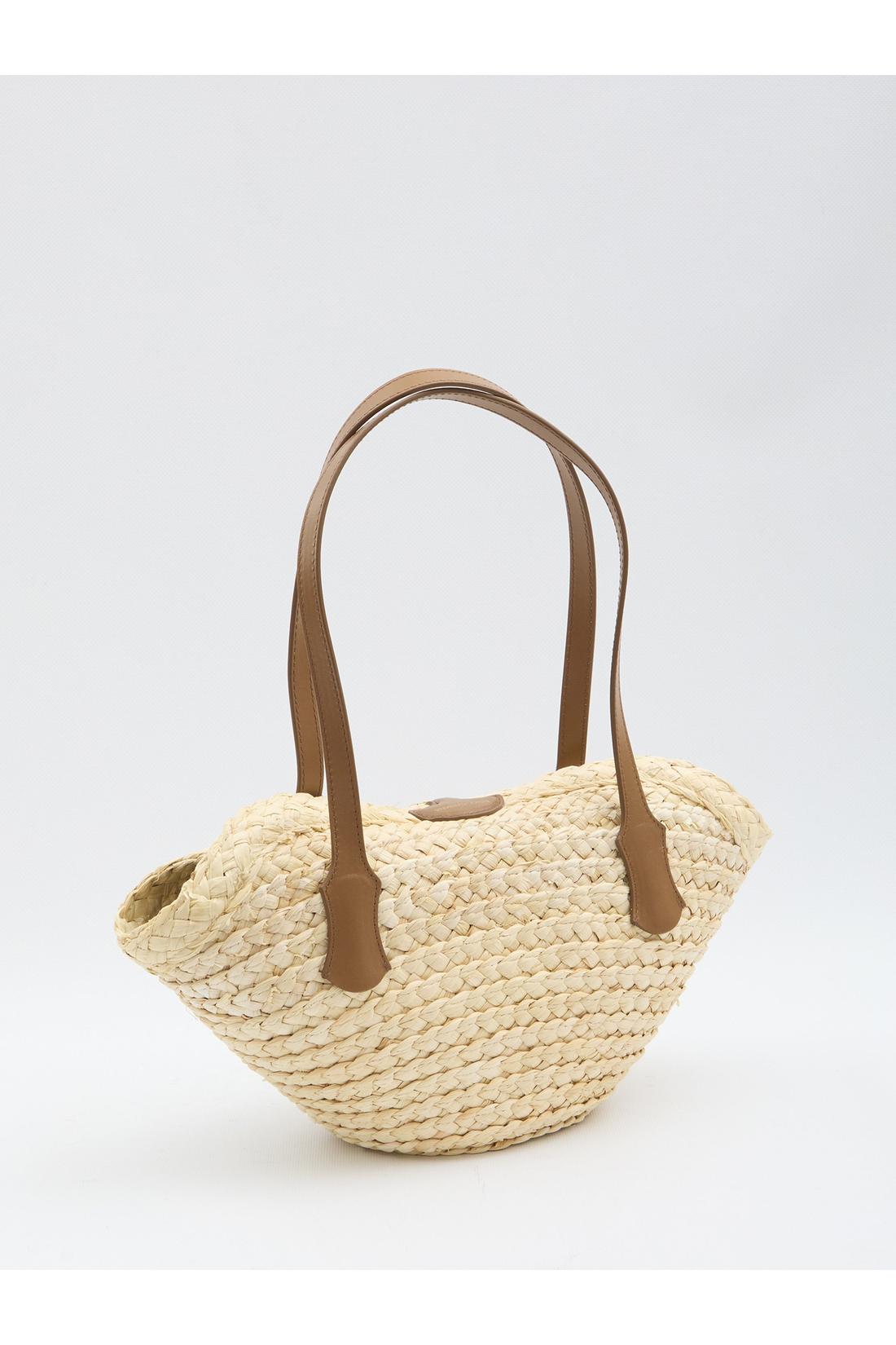 Dolce & Gabbana-OUTLET-SALE-Capri coffa bag in straw-ARCHIVIST