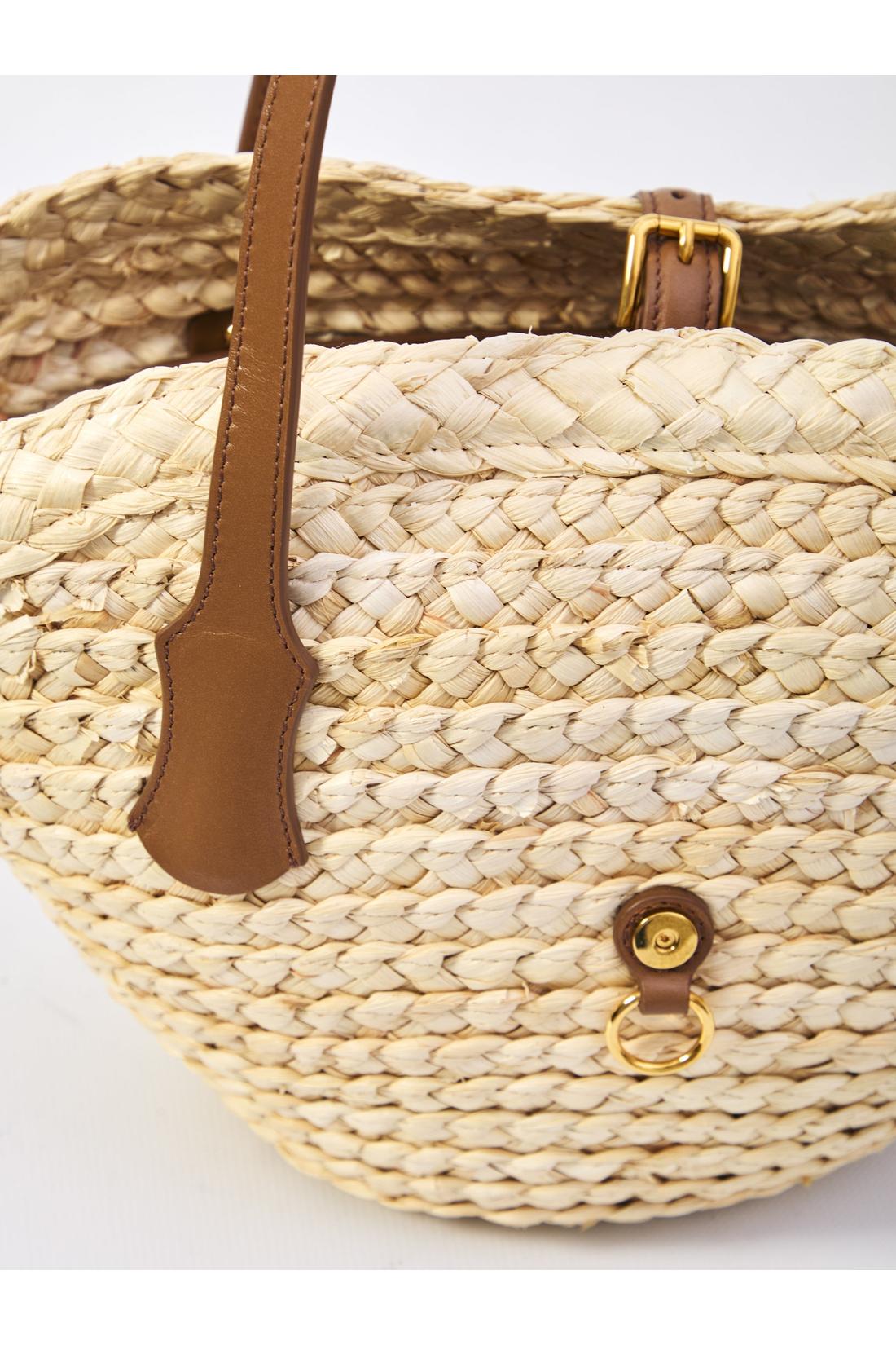 Dolce & Gabbana-OUTLET-SALE-Capri coffa bag in straw-ARCHIVIST