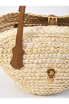 Dolce & Gabbana-OUTLET-SALE-Capri coffa bag in straw-ARCHIVIST