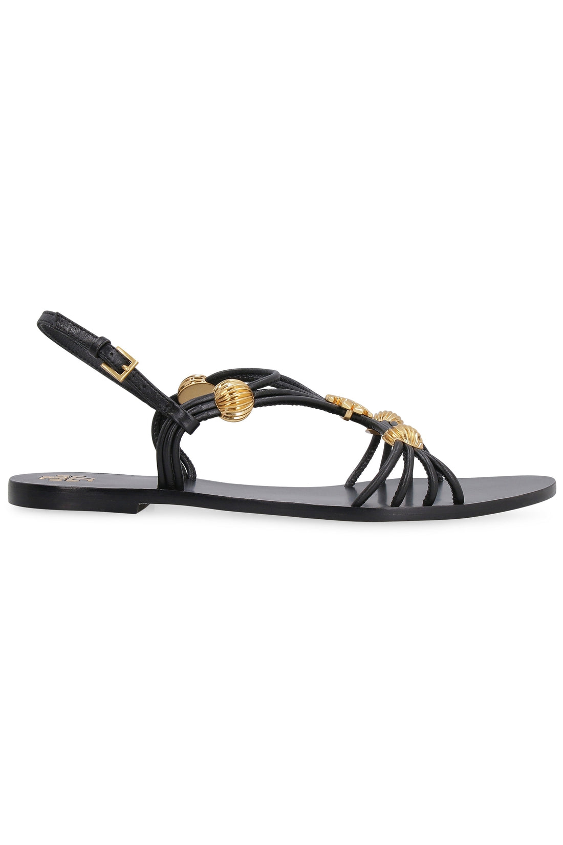 Tory Burch-OUTLET-SALE-Capri leather flat sandals-ARCHIVIST