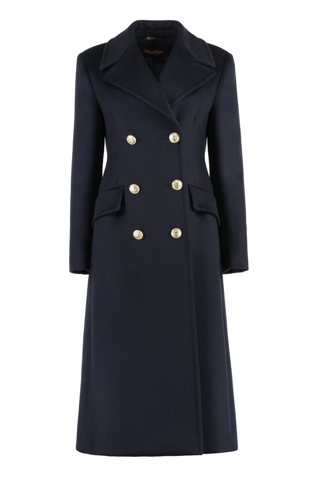 Max Mara Studio-OUTLET-SALE-Carabo double-breasted wool coat-ARCHIVIST