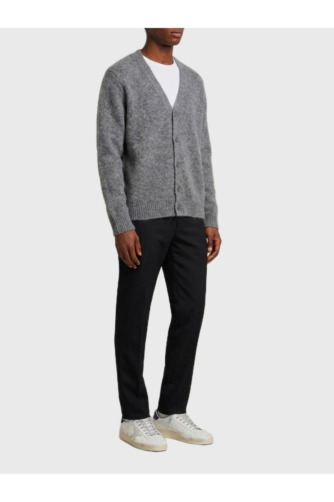 Ami Paris-OUTLET-SALE-Cardigan Ami de Coeur in alpaca-ARCHIVIST