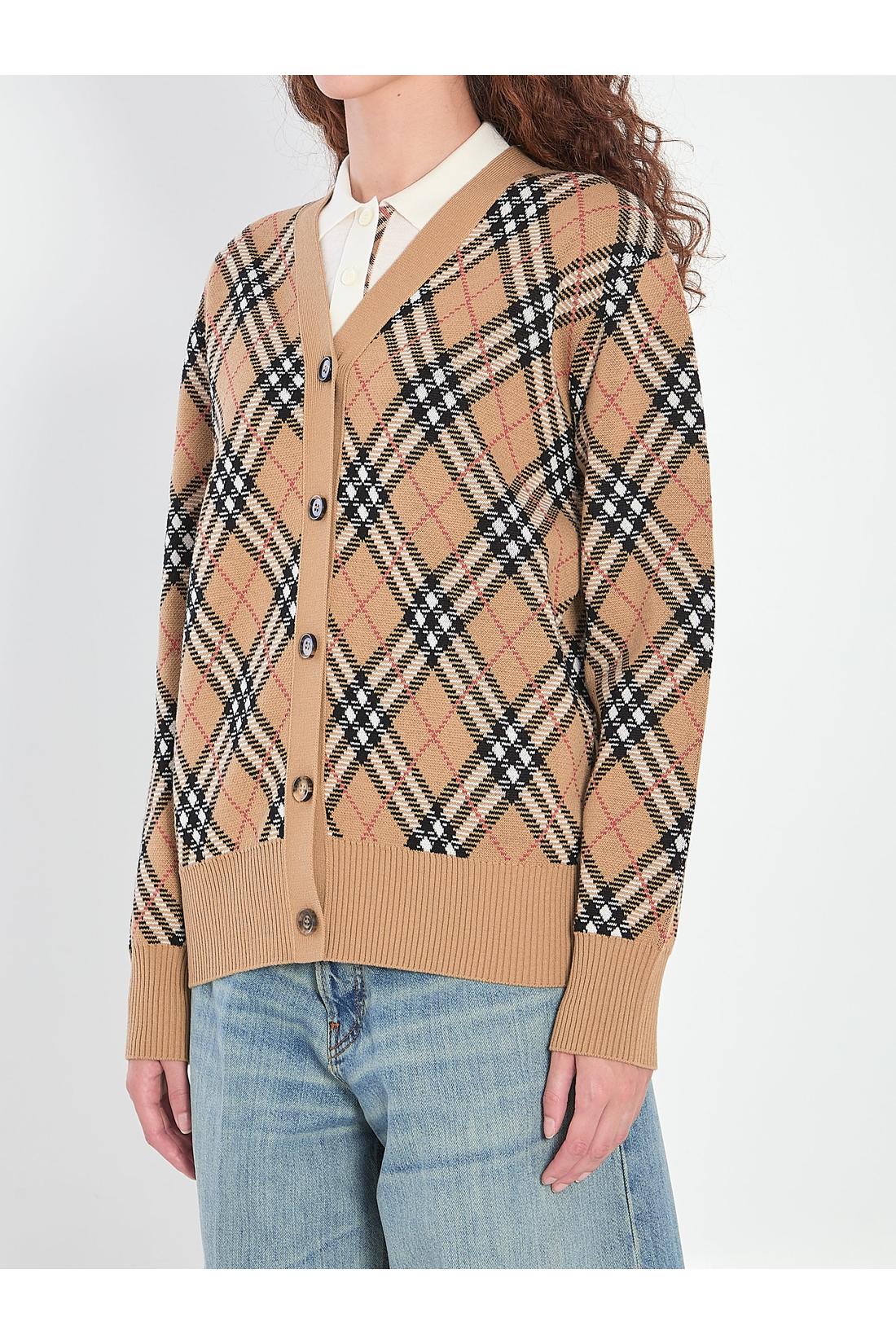 Burberry-OUTLET-SALE-Cardigan Check-ARCHIVIST