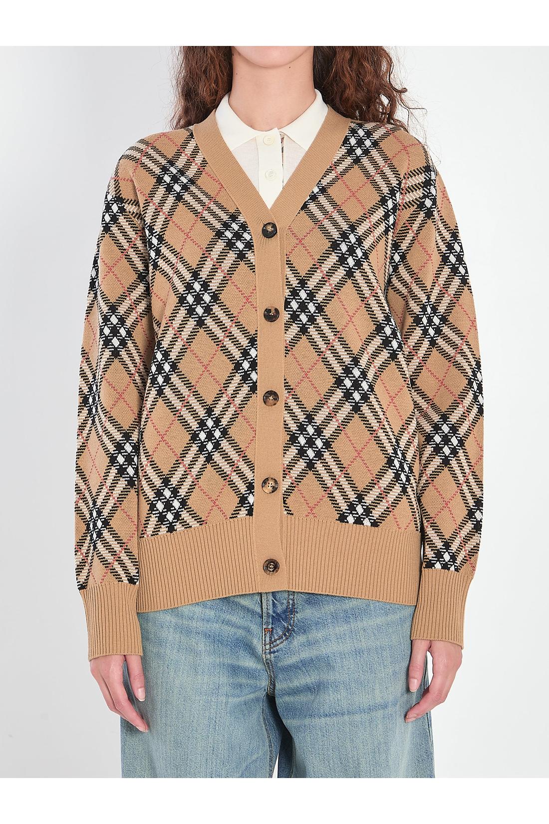 Burberry-OUTLET-SALE-Cardigan Check-ARCHIVIST