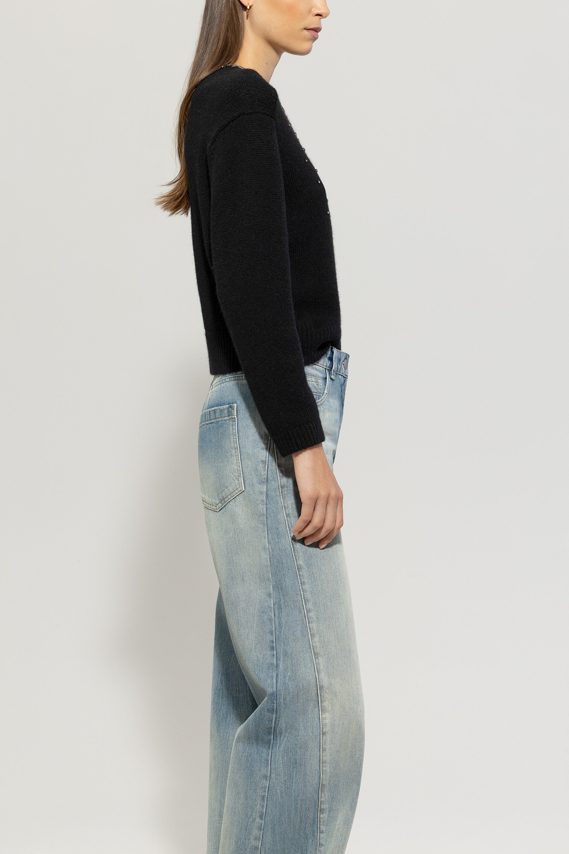 Luisa Cerano-Cardigan aus Woll-Mix-Jacken & Mäntel-Black-Deal-Outlet-by-ARCHIVIST