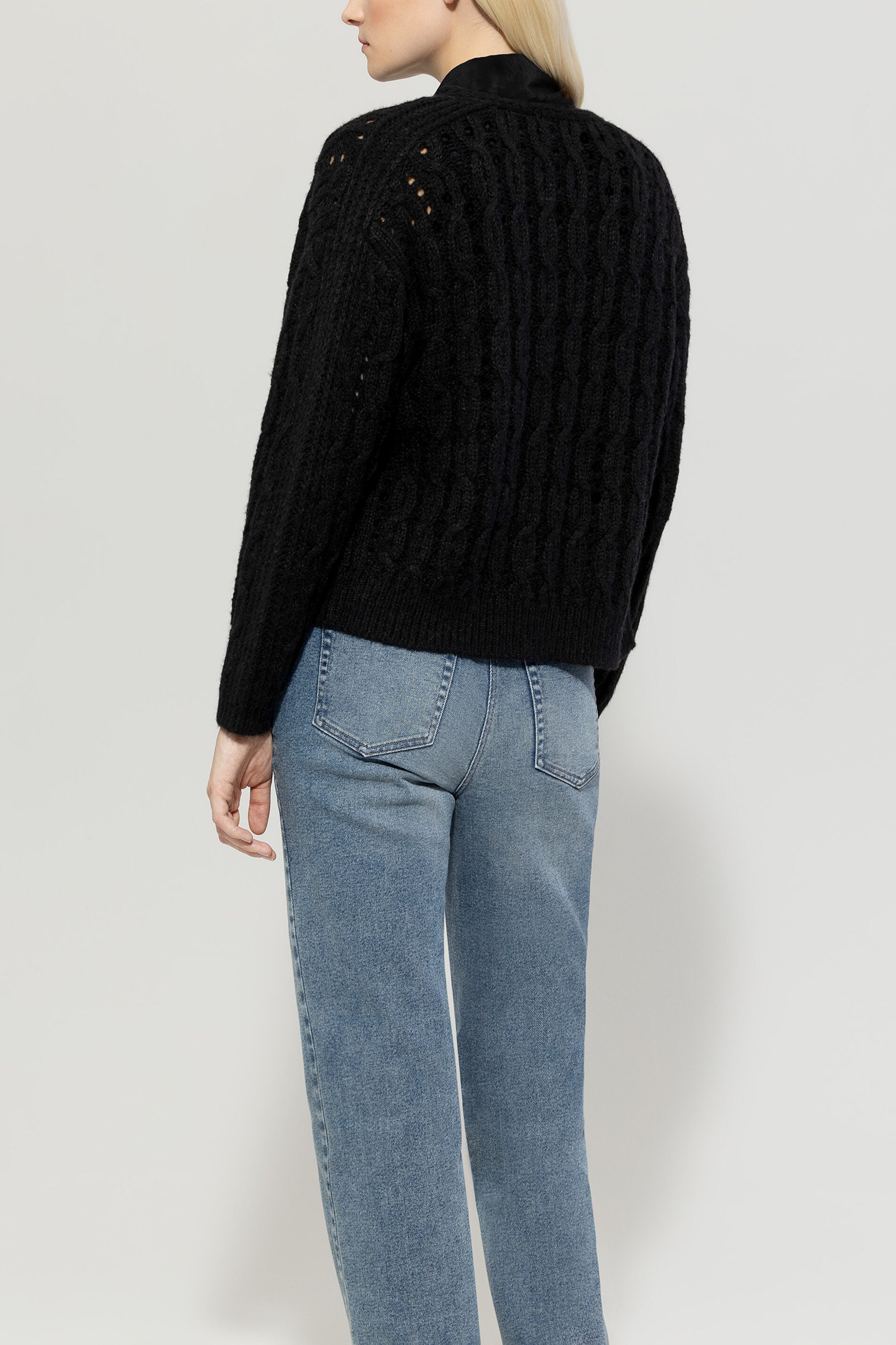 Luisa Cerano-Cardigan aus Woll-Mix-Jacken & Mäntel-Black-Deal-Outlet-by-ARCHIVIST