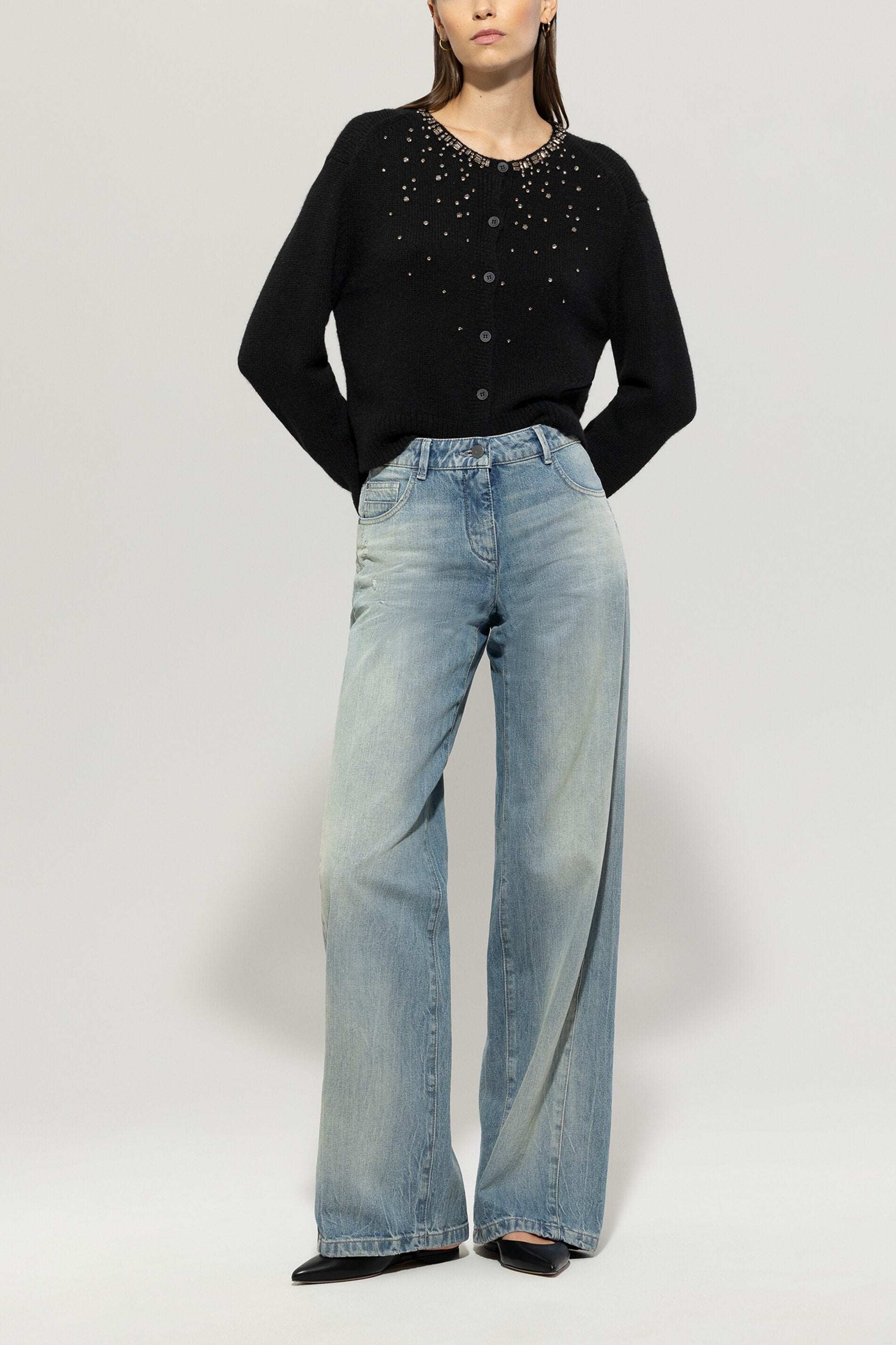 Luisa Cerano-Cardigan aus Woll-Mix-Jacken & Mäntel-Black-Deal-Outlet-by-ARCHIVIST