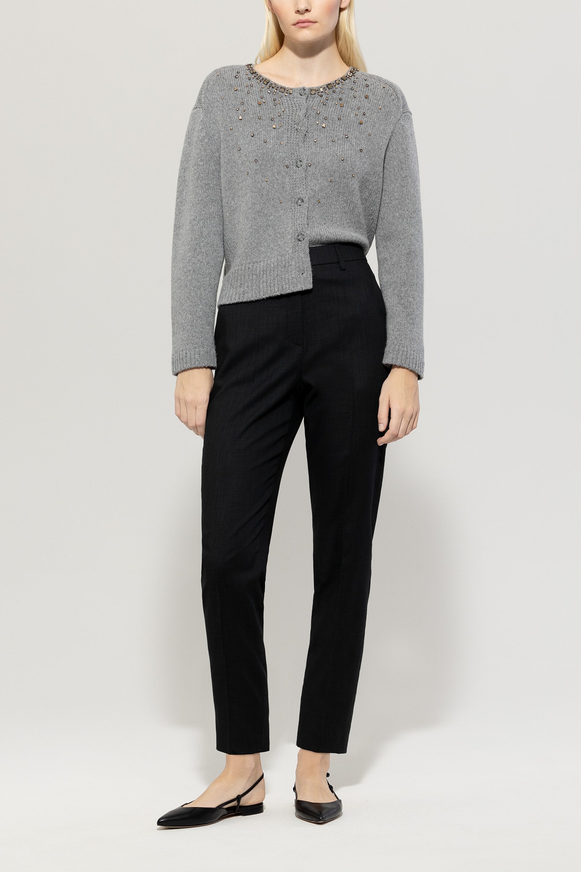 Luisa Cerano-Cardigan aus Woll-Mix-Jacken & Mäntel-Black-Deal-Outlet-by-ARCHIVIST