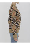 BURBERRY-OUTLET-SALE-Cardigan in Check wool-ARCHIVIST