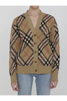 BURBERRY-OUTLET-SALE-Cardigan in Check wool-ARCHIVIST