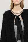 Luisa Cerano-Cardigan in Fringe-Tweed-Jacken & Mäntel-Black-Deal-Outlet-by-ARCHIVIST
