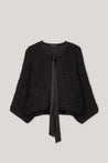 Luisa Cerano-Cardigan in Fringe-Tweed-Jacken & Mäntel-Black-Deal-Outlet-by-ARCHIVIST