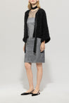 Luisa Cerano-Cardigan in Fringe-Tweed-Jacken & Mäntel-Black-Deal-Outlet-by-ARCHIVIST