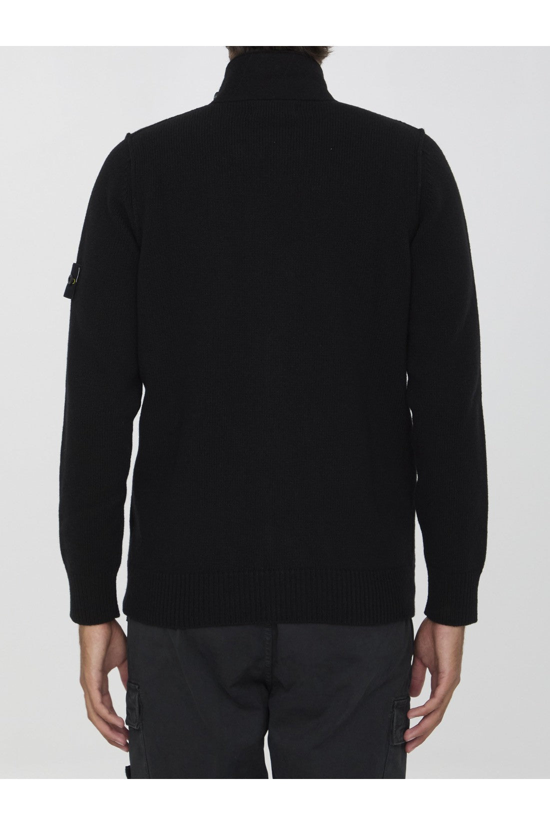 STONE ISLAND-OUTLET-SALE-Cardigan in wool blend-ARCHIVIST