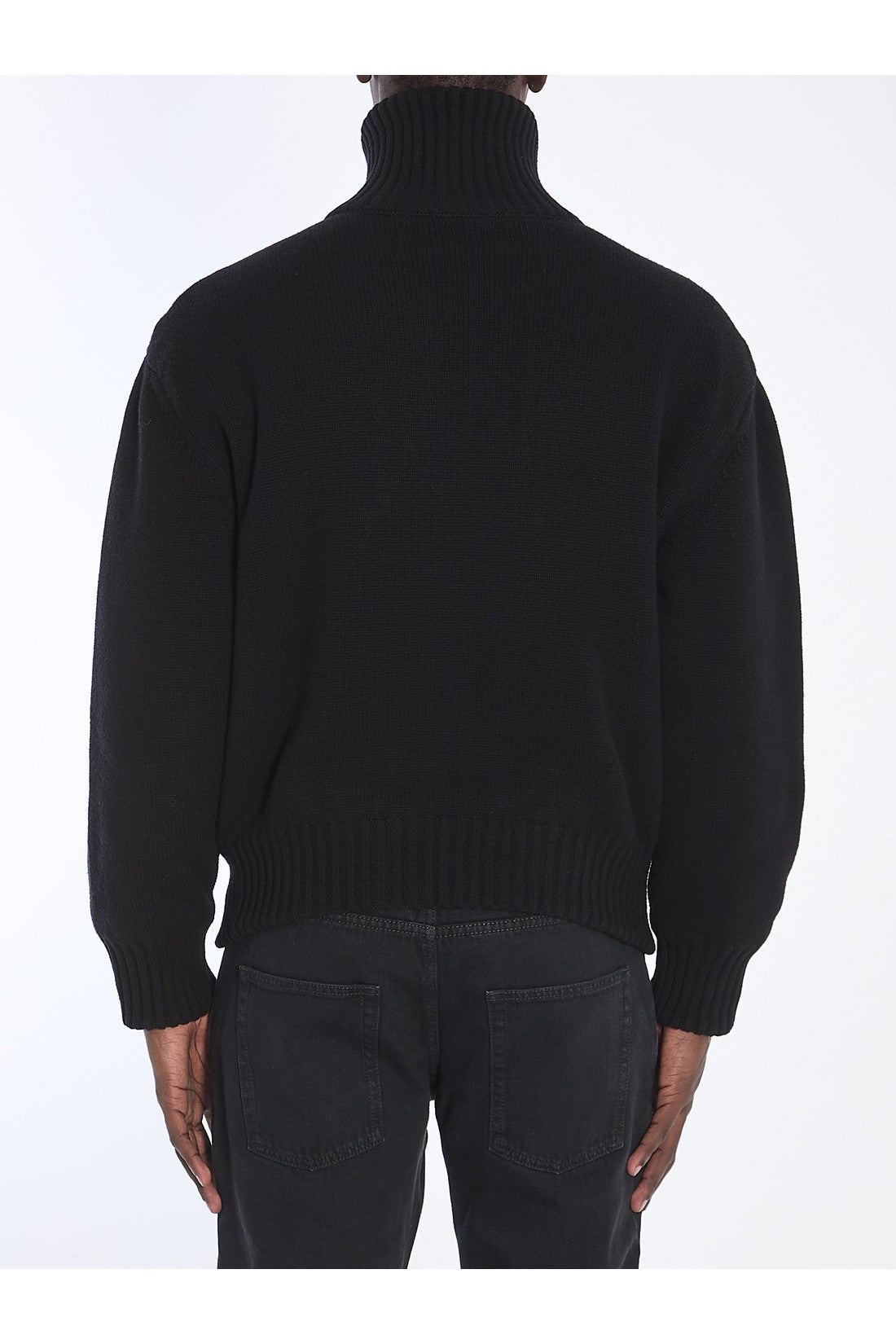 SAINT LAURENT-OUTLET-SALE-Cardigan jacket in wool-ARCHIVIST