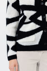 LUISA CERANO-OUTLET-SALE-Cardigan mit Graphic-Intarsia-Strick-by-ARCHIVIST