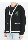 Casablanca-OUTLET-SALE-Cardigan with Stacked Casa Mountain Temple design-ARCHIVIST