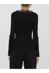 SAINT LAURENT-OUTLET-SALE-Cardigan with lace-ARCHIVIST