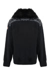 Moncler Grenoble-OUTLET-SALE-Cardigan with padded front panel-ARCHIVIST