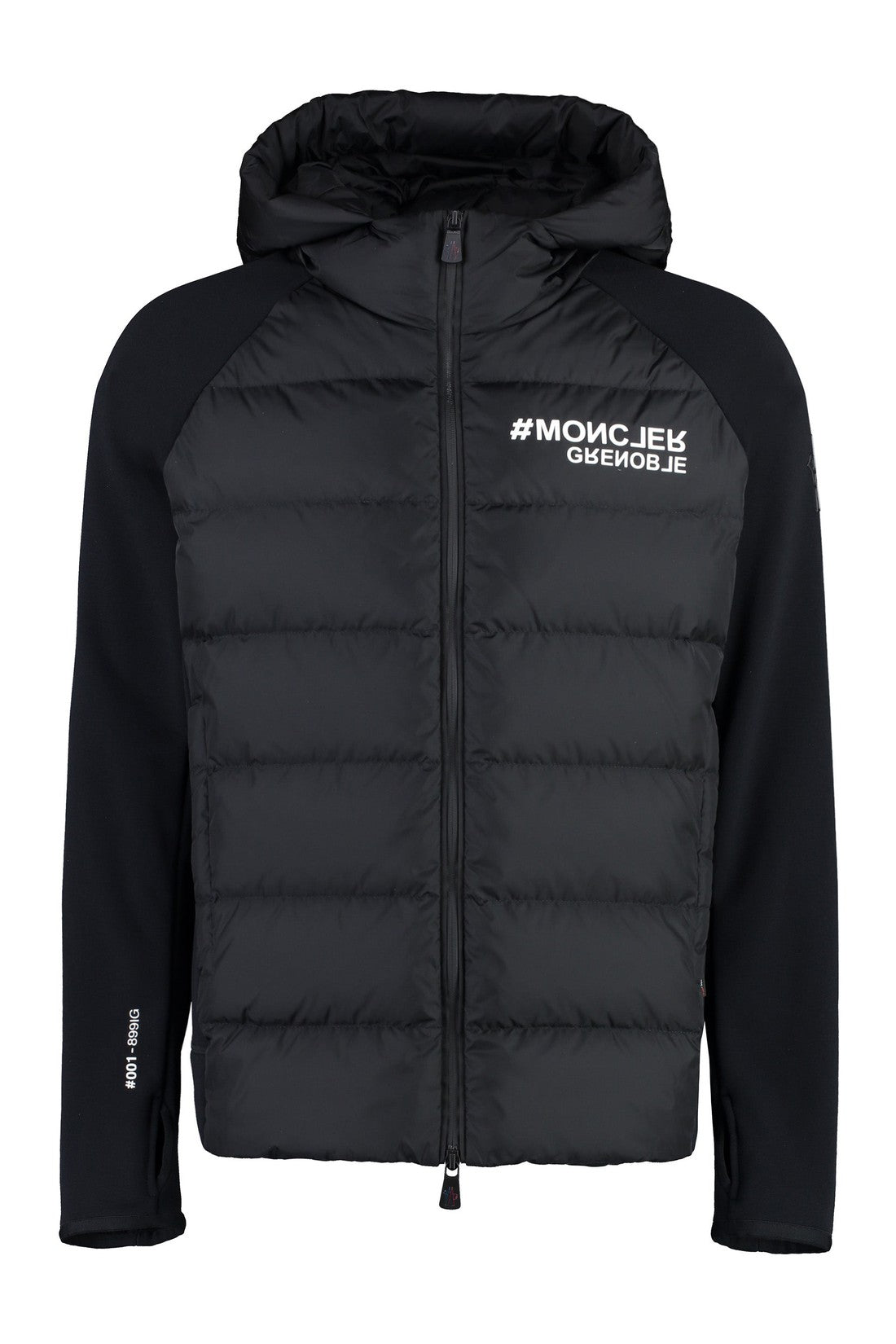 Moncler Grenoble-OUTLET-SALE-Cardigan with padded front panel-ARCHIVIST