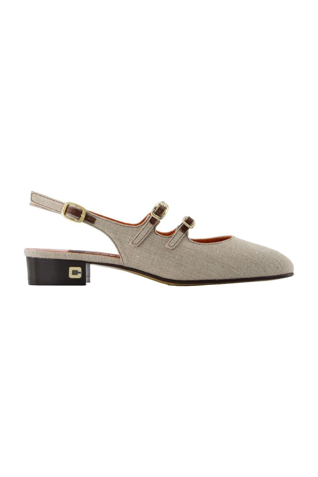 Sandalen Peche - Carel - Leinwand - Beige-schuhe / flache-schuhe-Carel-EU36-beige-ARCHIVIST