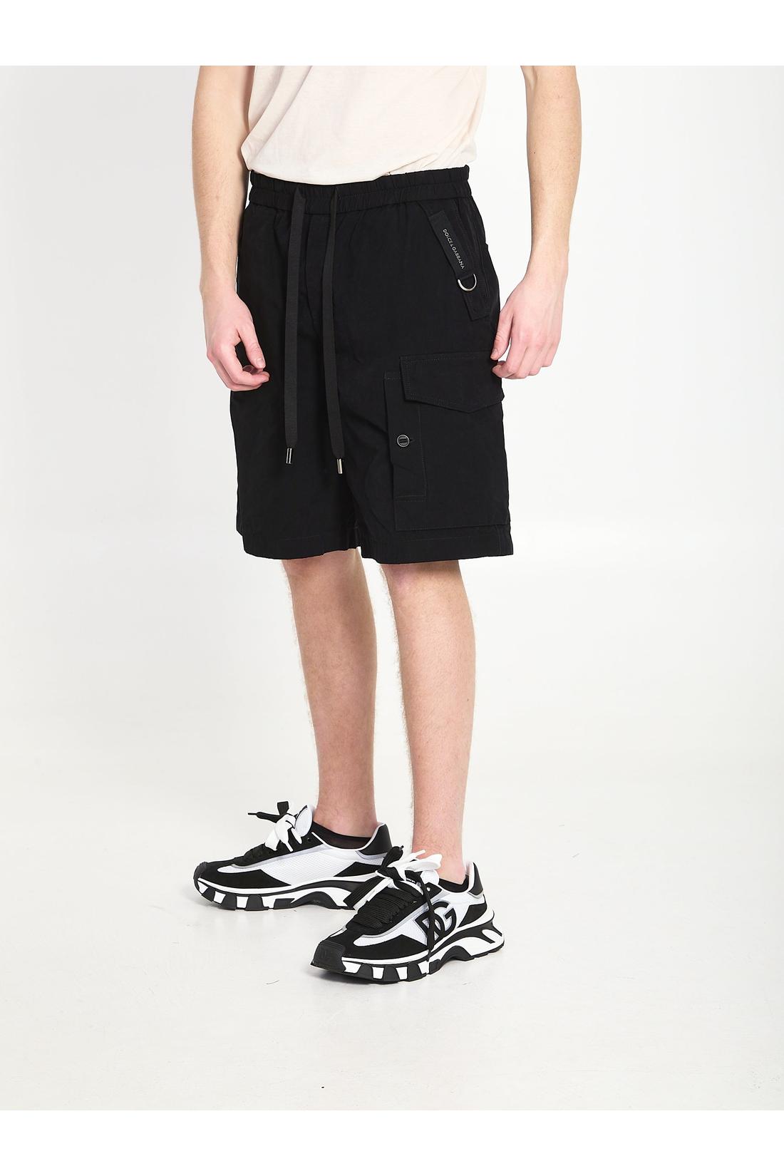 Dolce & Gabbana-OUTLET-SALE-Cargo bermuda shorts-ARCHIVIST