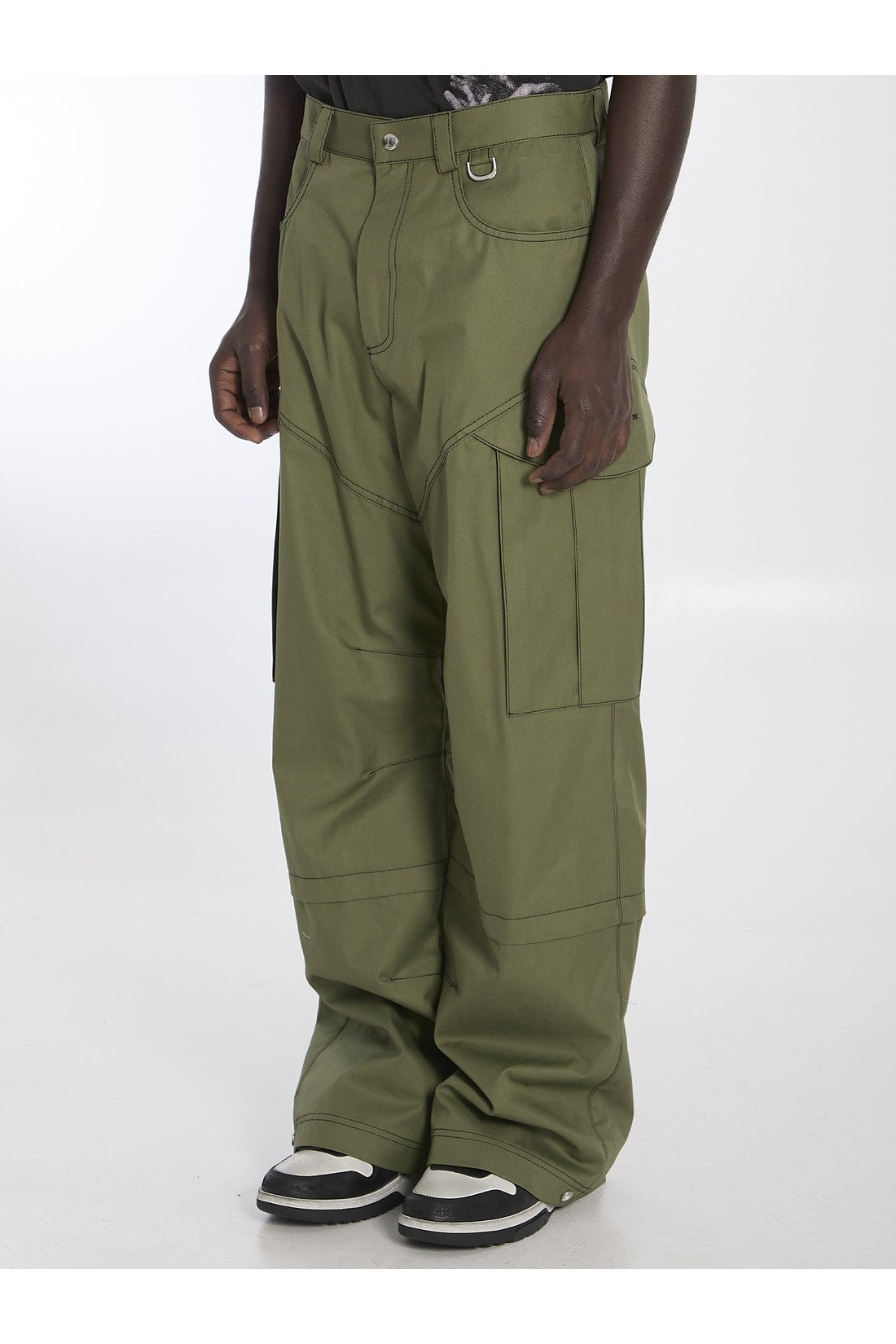 OFF WHITE-OUTLET-SALE-Cargo pants in cotton-ARCHIVIST