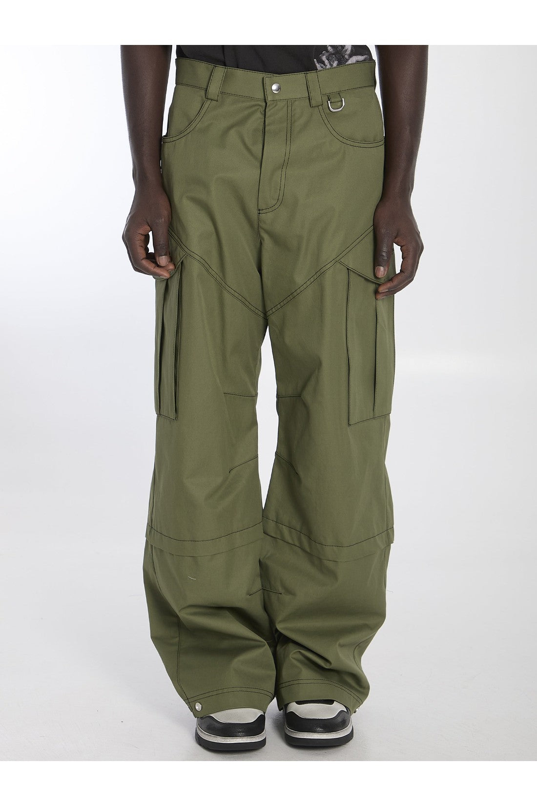 OFF WHITE-OUTLET-SALE-Cargo pants in cotton-ARCHIVIST