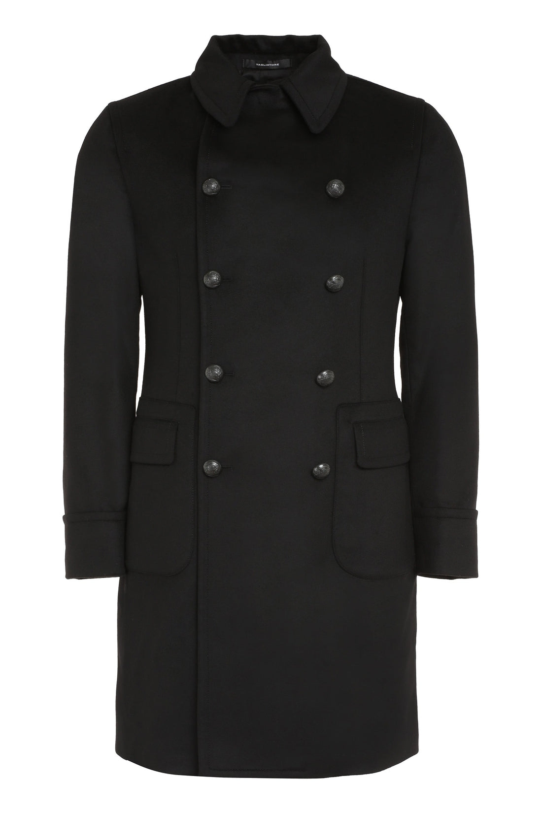 Tagliatore-OUTLET-SALE-Carlo double-breasted wool coat-ARCHIVIST