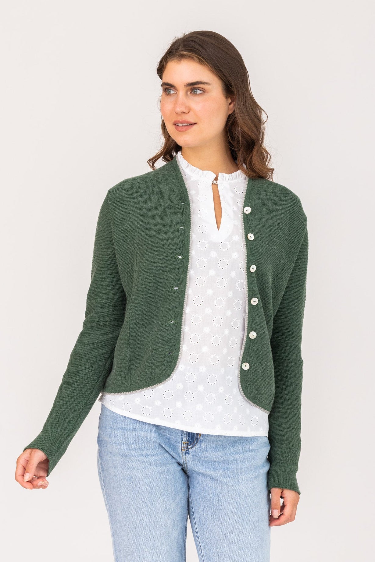 Damen Strickcardigan Caron-Strick & Pullover-Felicitas-OUTLET-ARCHIVIST-ARCHIVE-SALE