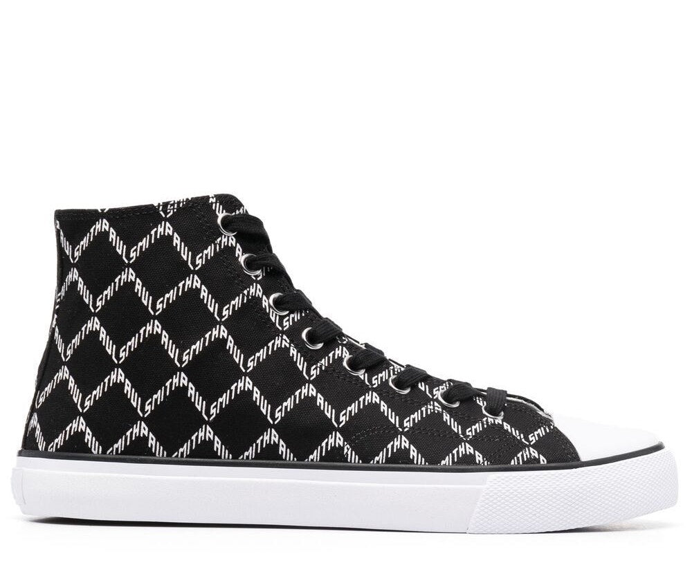 Paul Smith-OUTLET-SALE-Carver Logo High-Top Sneakers-ARCHIVIST