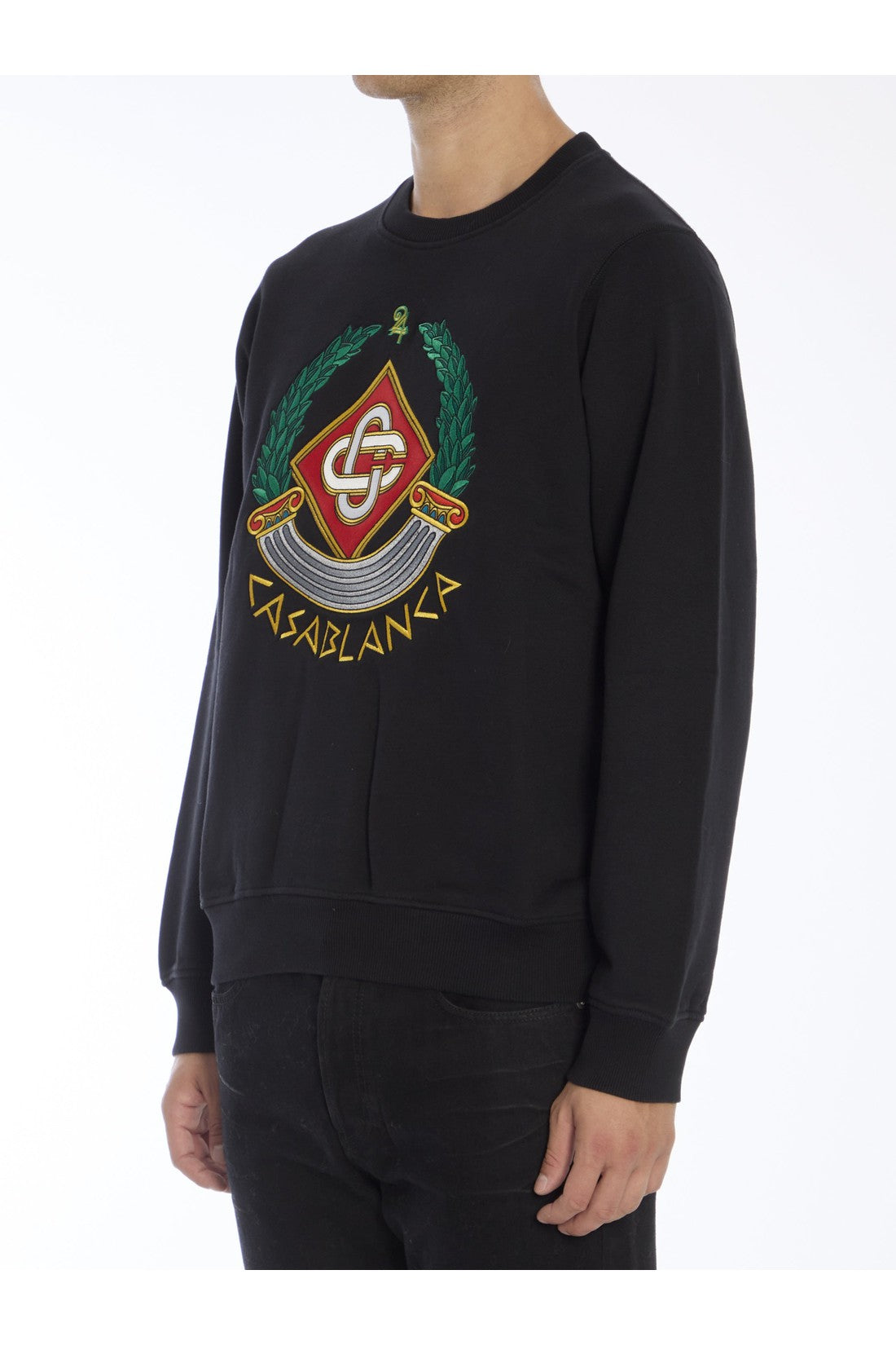 CASABLANCA-OUTLET-SALE-Casa Crest sweatshirt-ARCHIVIST