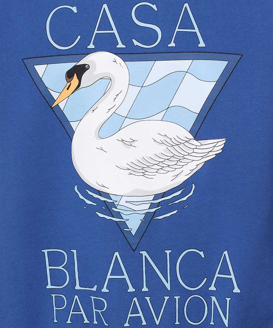 Logo detail cotton sweatshirt-Casablanca-OUTLET-SALE-XXL-ARCHIVIST