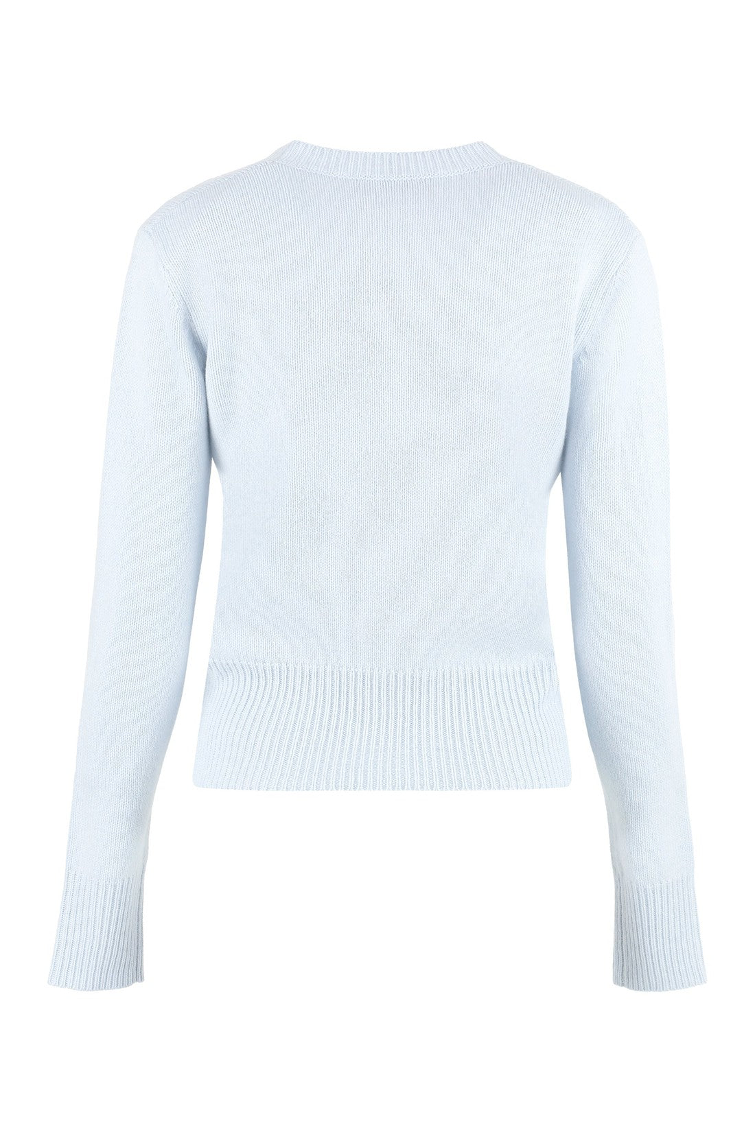 Max Mara Studio-OUTLET-SALE-Cashmere V-neck sweater-ARCHIVIST