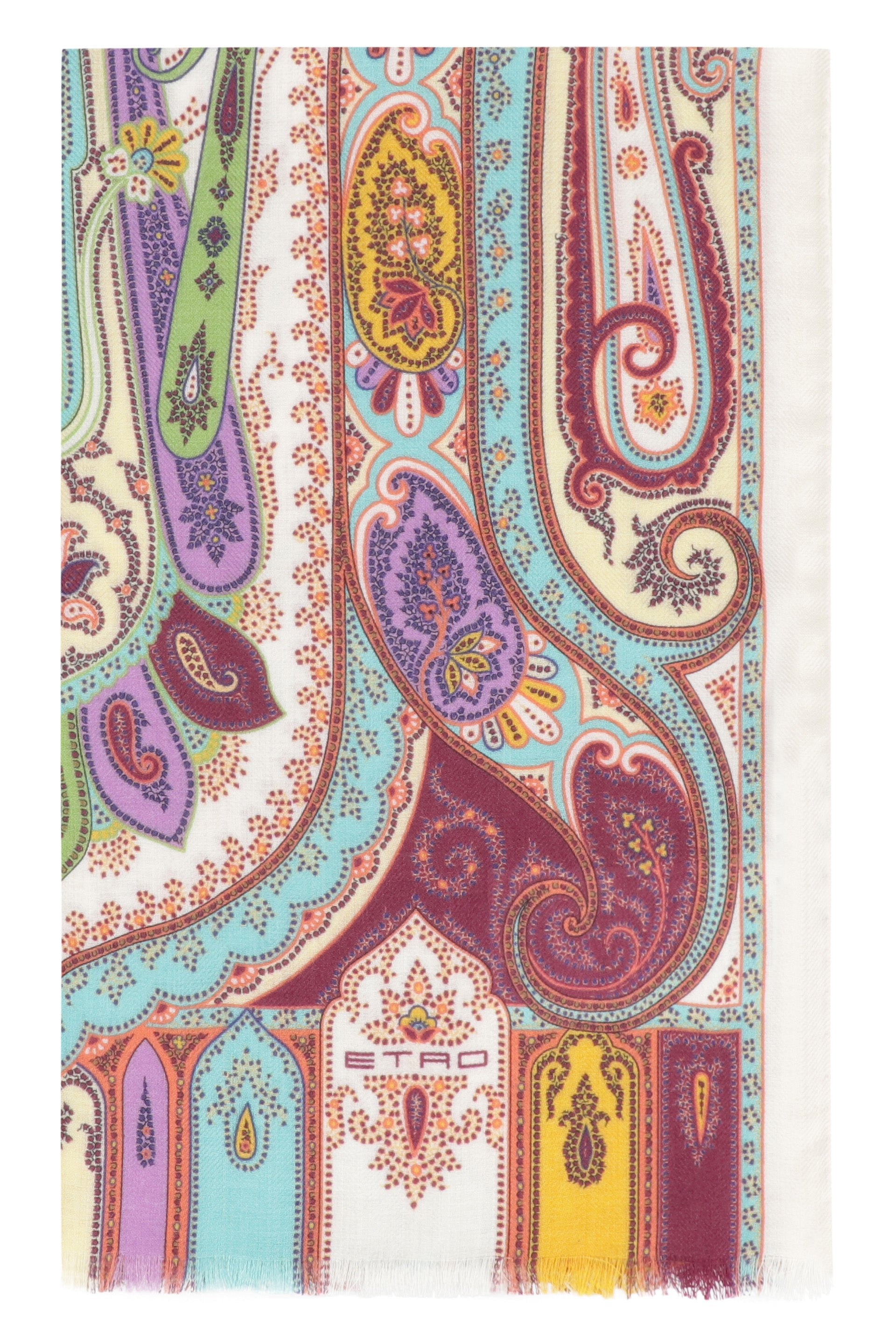 Etro-OUTLET-SALE-Cashmere and silk blend scarf-ARCHIVIST