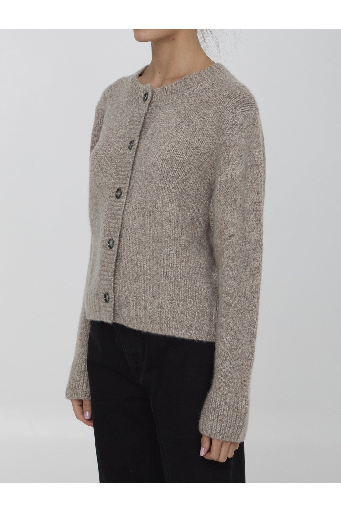 ALLUDE-OUTLET-SALE-Cashmere and silk cardigan-ARCHIVIST