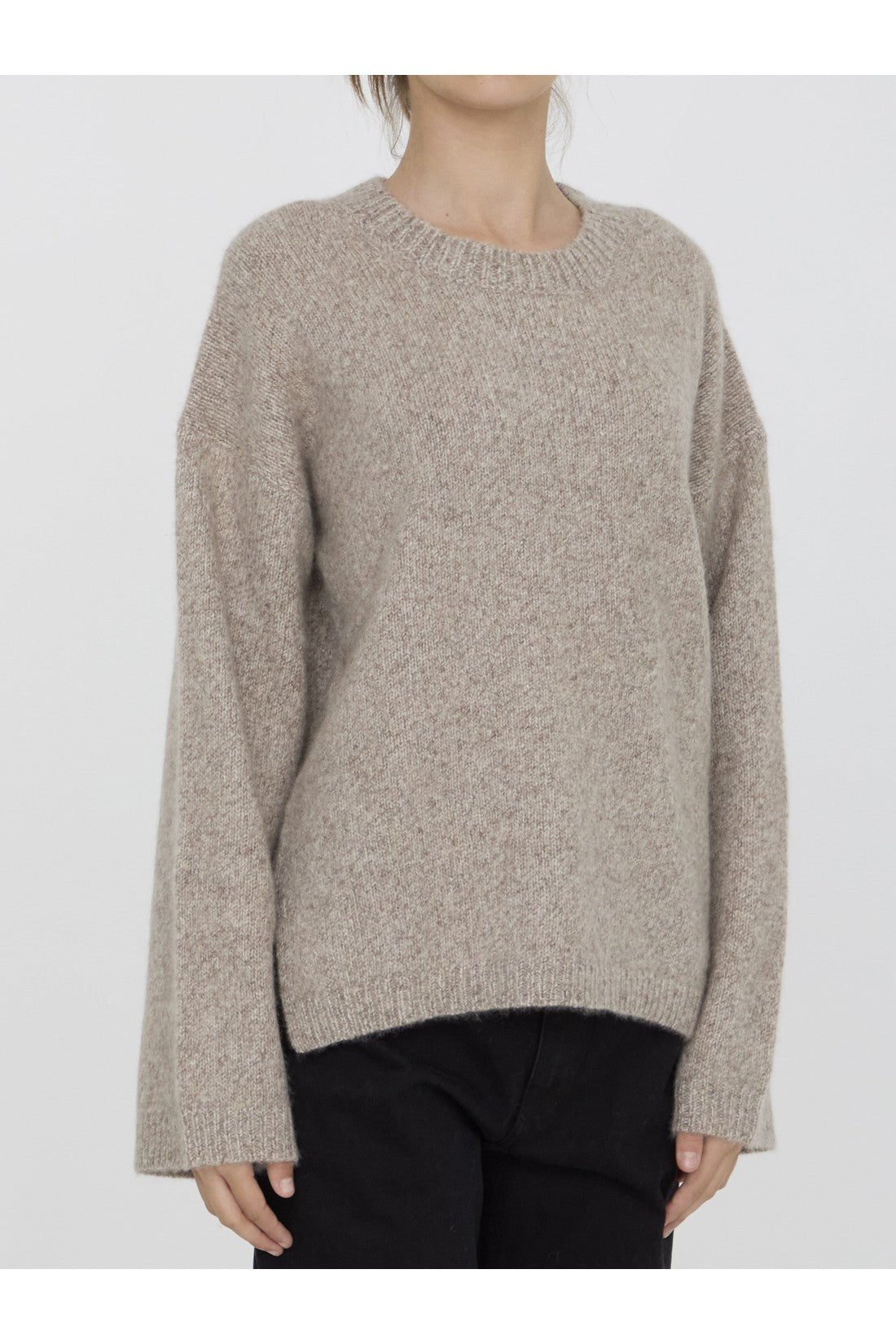 ALLUDE-OUTLET-SALE-Cashmere and silk jumper-ARCHIVIST