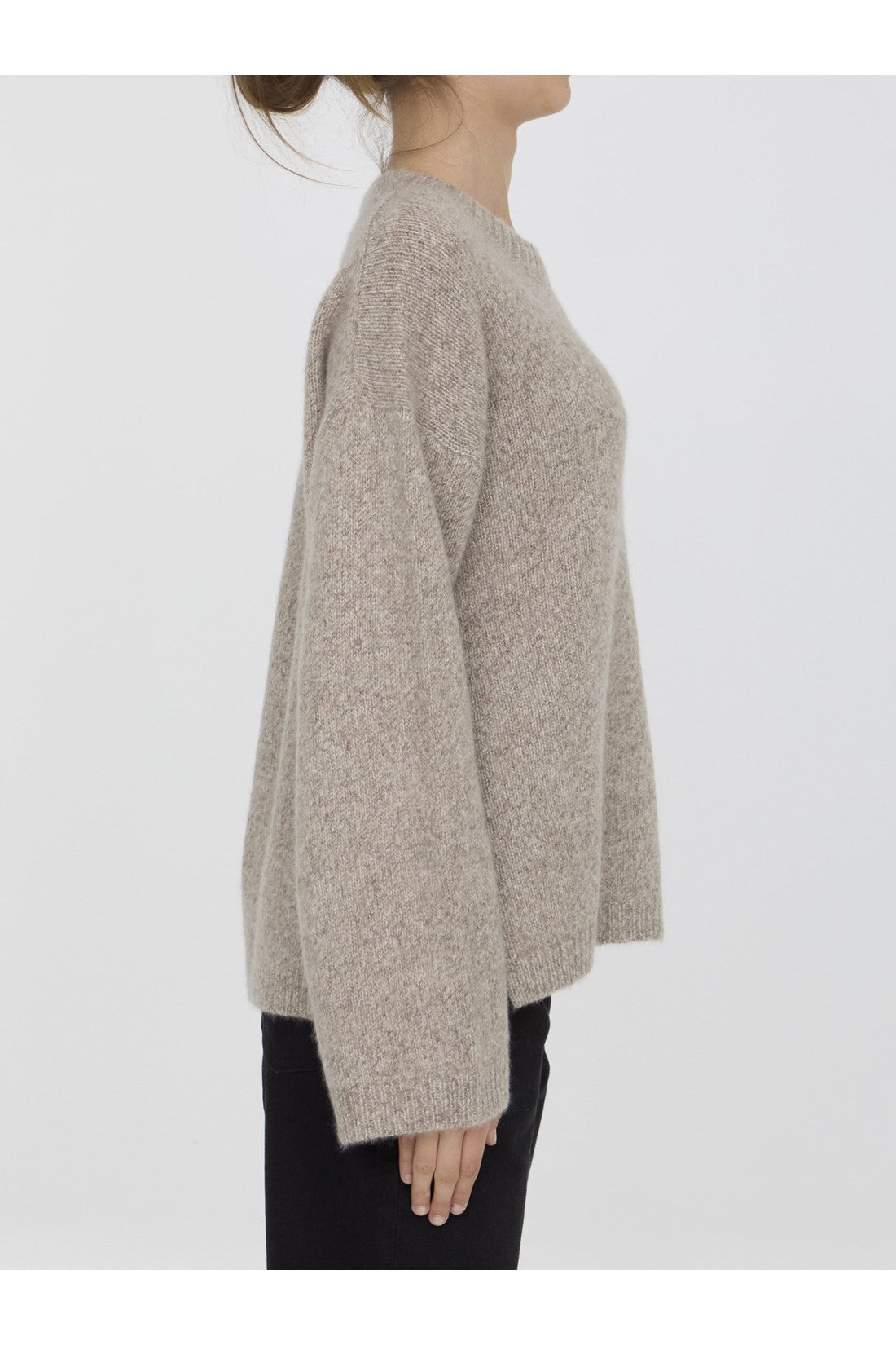 ALLUDE-OUTLET-SALE-Cashmere and silk jumper-ARCHIVIST