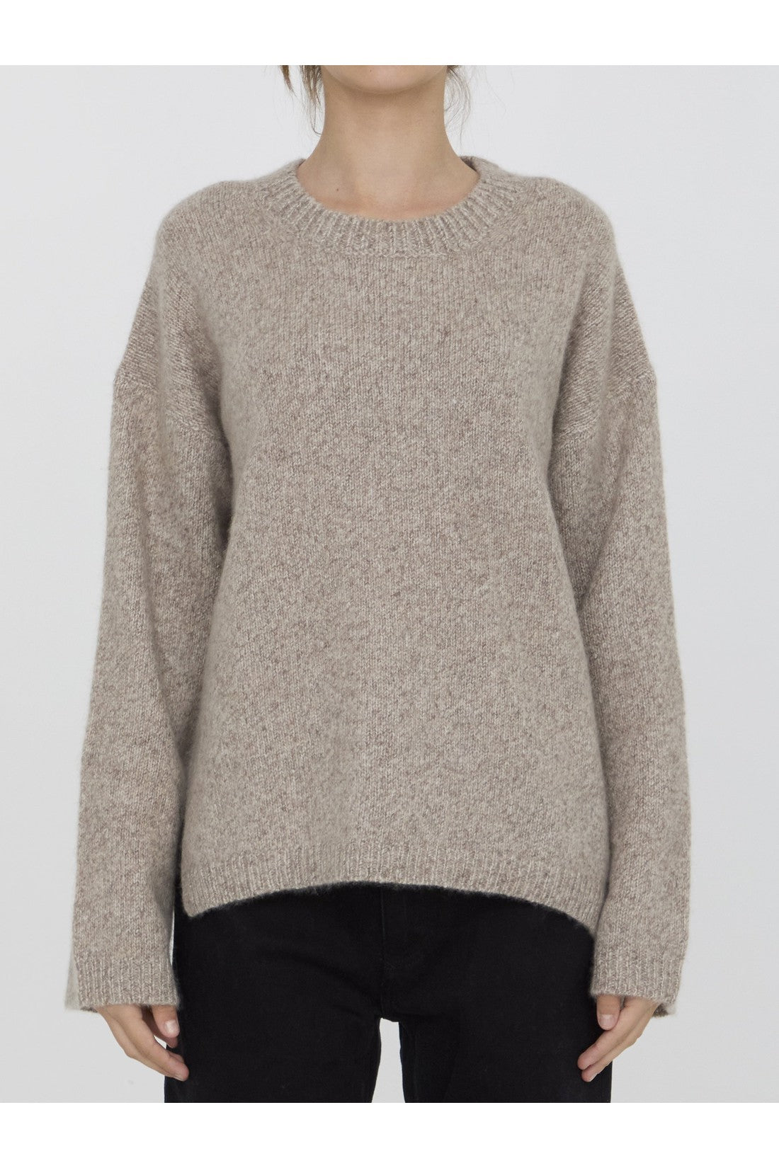 ALLUDE-OUTLET-SALE-Cashmere and silk jumper-ARCHIVIST