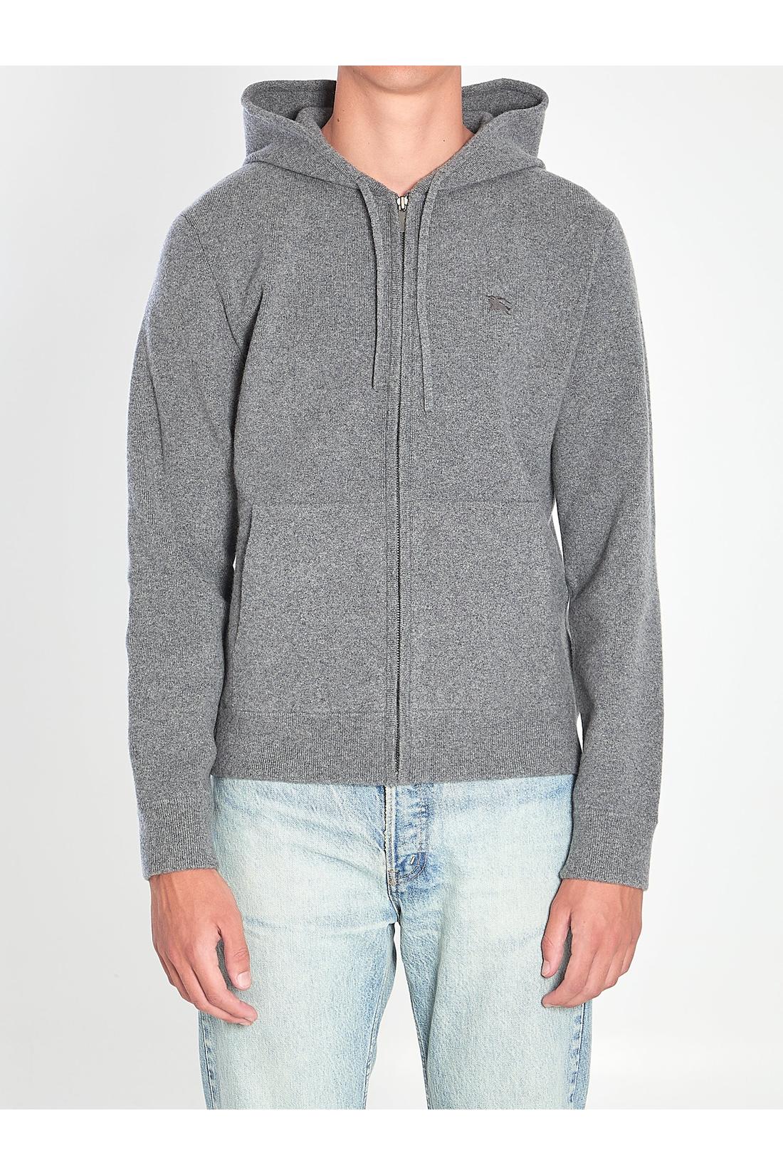 Burberry-OUTLET-SALE-Cashmere-blend hoodie sweatshirt-ARCHIVIST